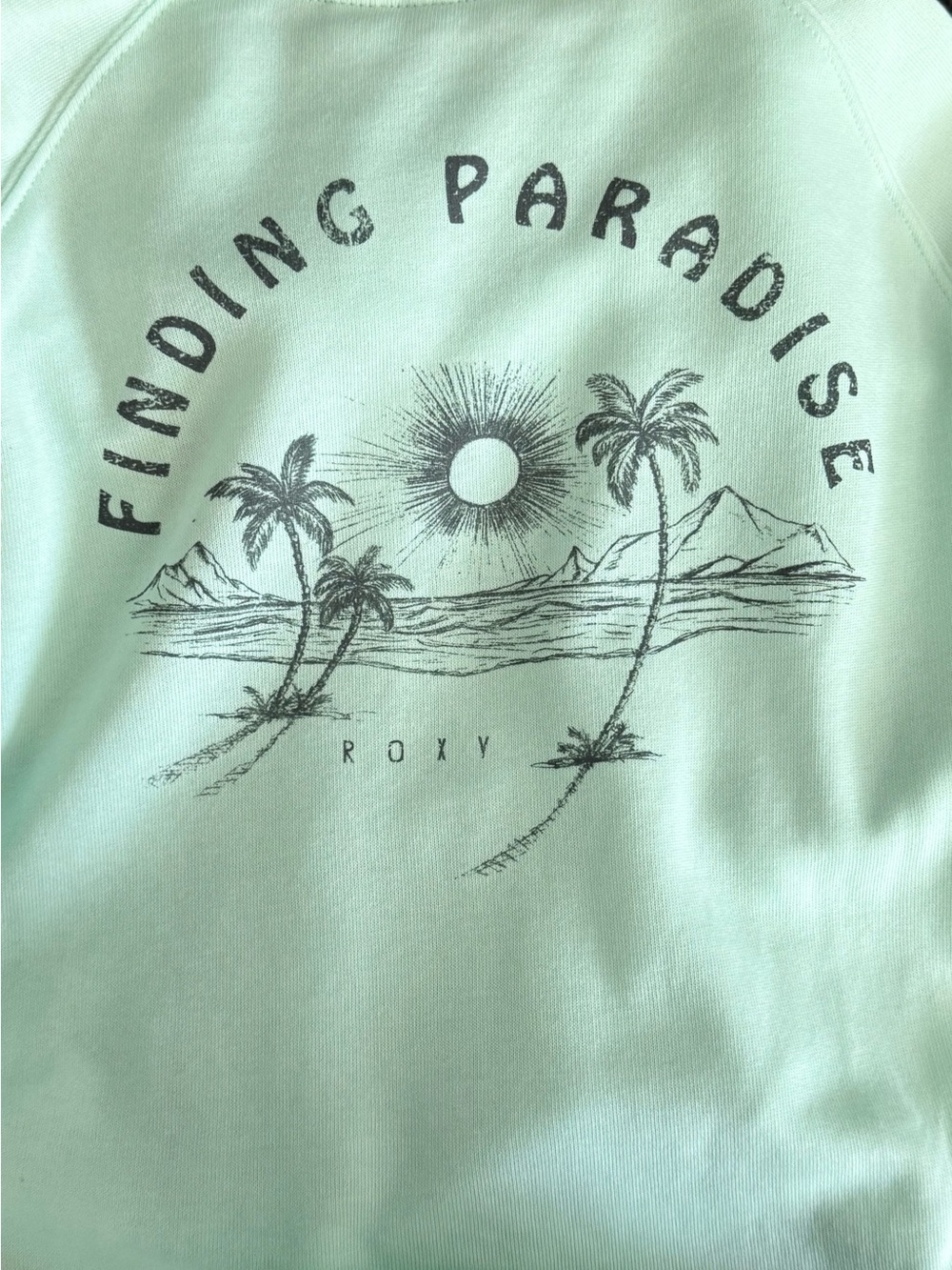 Roxy Easy Evening B Zip Hoodie -Brook Green - Picture 9 of 13